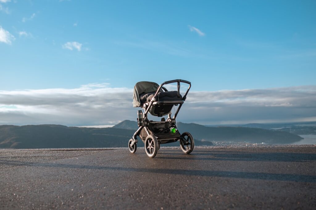 Baby stroller for family travel
